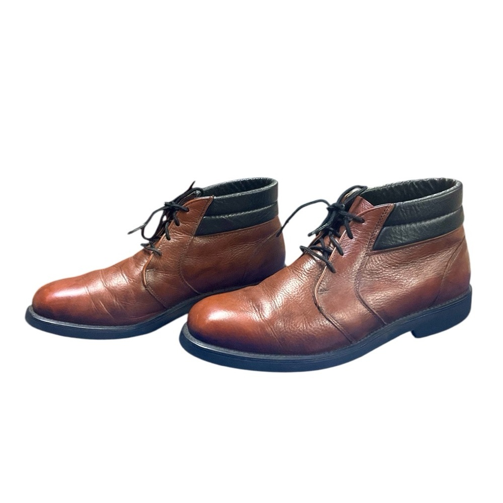 🥿 Mason‎ Brown Leather Ankle Boots 👞 Men’s Size 10.5